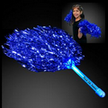 5 Day Custom Blue Team Spirit Light Up Pom Poms